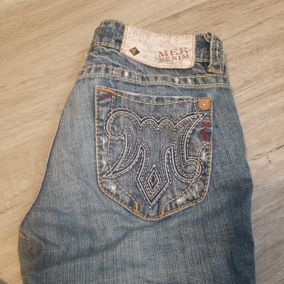 Mek denim women's zanzibar cigarette distressed jeans - Picture 10 of 16